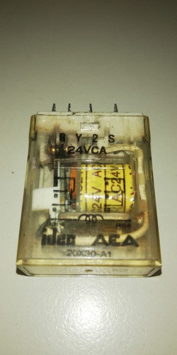 Relé  24 Vac 2 Inversores, Aea. Usado 0
