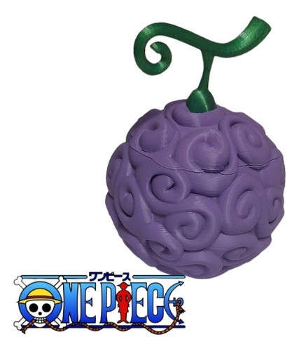 One Piece Gomu Fruta Del Diablo Mate 3d Tapa Luffy Excelente 1