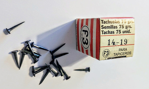 Tachuelas Semillas Tachas 75 Grs. 14-19 Tres Cajas.tapiceros 1