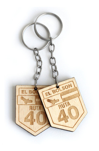 15 Llaveros De Madera Guatambú - Personalizados 0