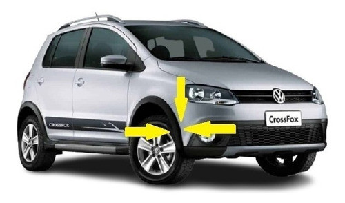 Vw Crossfox 2012 Moldura D Paragolpes Delantero Derecho 0