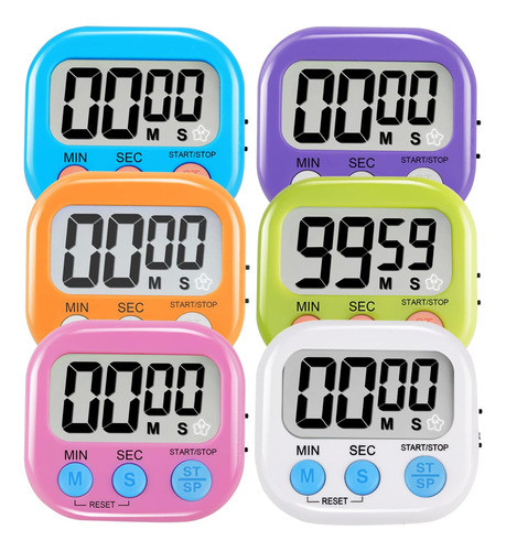 Temporizador Electrónico Magnético Con Pantalla Lcd Grande 0