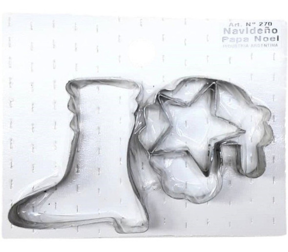 Cortante Reposteria Galletitas Navidad Fondant Papa Noel 1