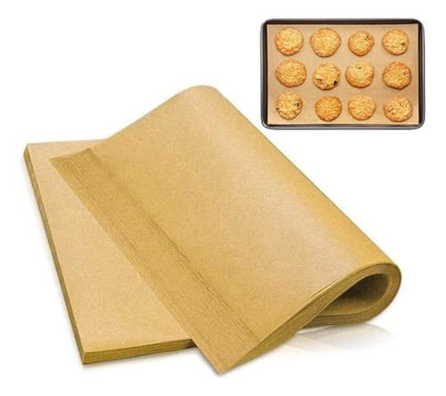 100 Bandejas Para Hornear De Papel Pergamino Sin Blanquear, 1