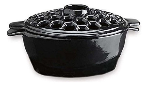 Arado Y Hogar 33869-bk 1.5 Qt. Vapor De Celosia De Hierro F 0