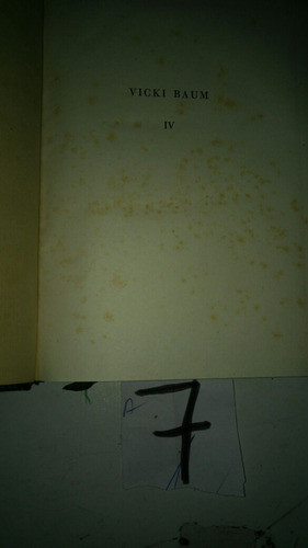 Vicky Baum. Tomo 4 Tapa Dura 1