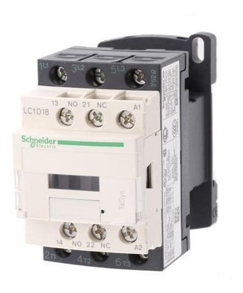 Contactor Trifásico Schneider 18a 220v Lc1d18m7 1