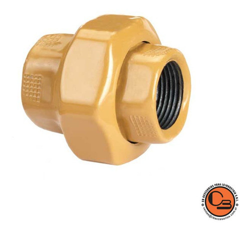 Unión Doble Epoxi Hembra Hembra 1 Pulgada 0