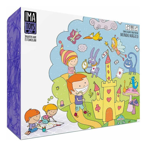 Lona Para Pintar Gigante  Mundo Mágico  Imatoys 0