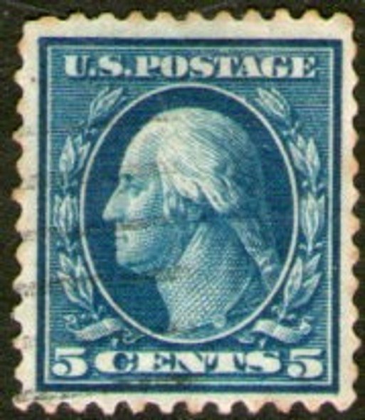 Estados Unidos Sello Usado George Washington X 5c. Año 1908 0