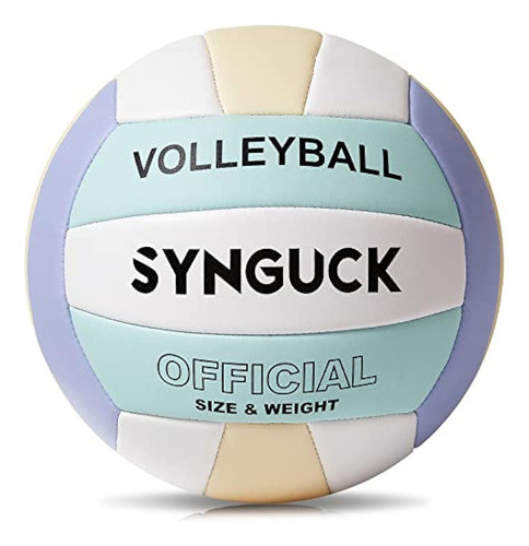 Synguck Balón De Voleibol De Tamaño 5, Pelota De 0