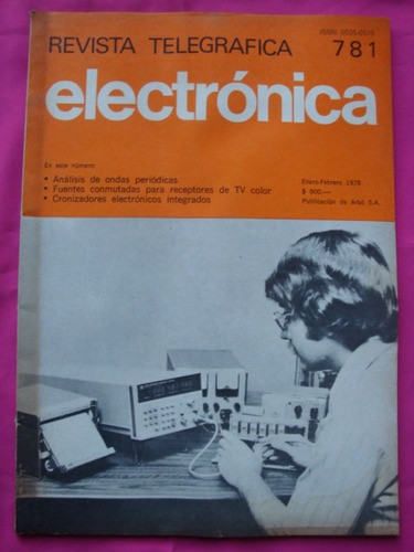 Revista Telegrafica Electronica N° 781 Enero Febrero 1978 0