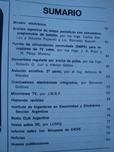 Revista Telegrafica Electronica N° 781 Enero Febrero 1978 1