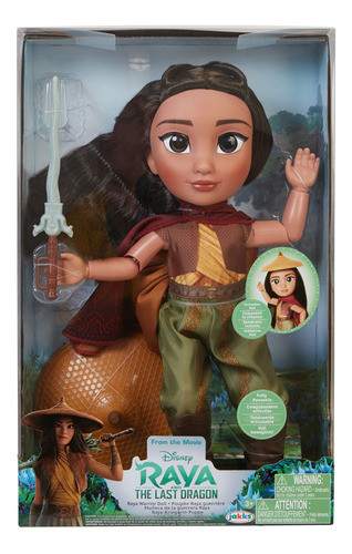 Muñeca Disney Raya Articulada 38 Cm Universo Binario 0