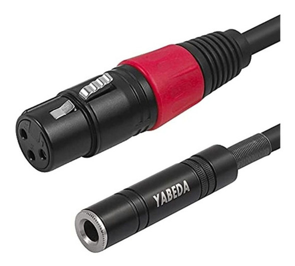 Cable Yabeda Xlr A 1/4, Adaptador De Audio Estéreo Hembra Xl 1