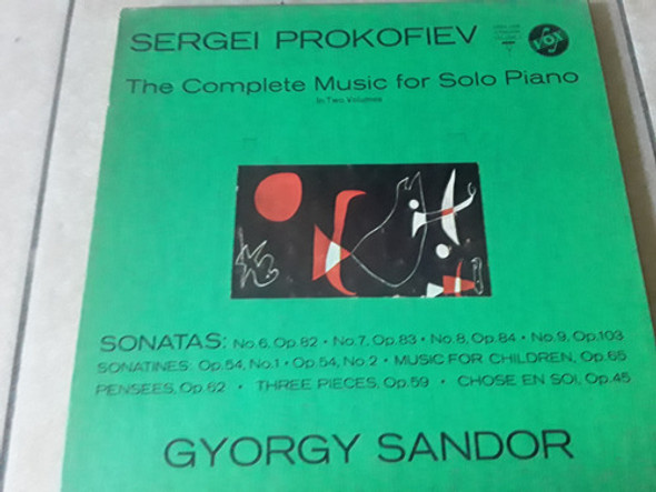 Sergei Prokofiev - Complete Music For Solo Piano Lpx3 Kktu 0