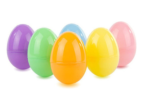 Huevos Sorpresa Plásticos Pastel Rellenables Pascuas X12 1