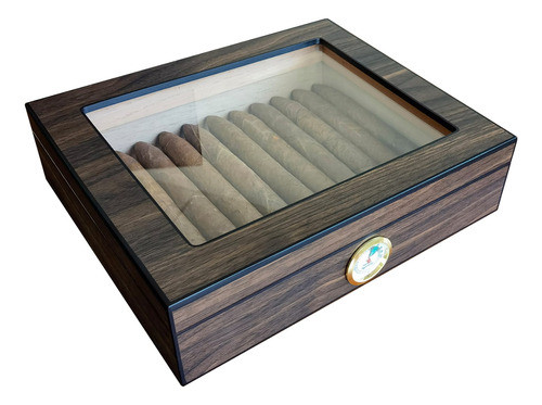 Estuche Para Habanos Humidor Para Puros Higrómetro 0