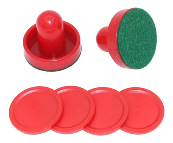 Equipamento De Mesa De Hóquei De Ar Pás De Hóquei Vermelhas 1