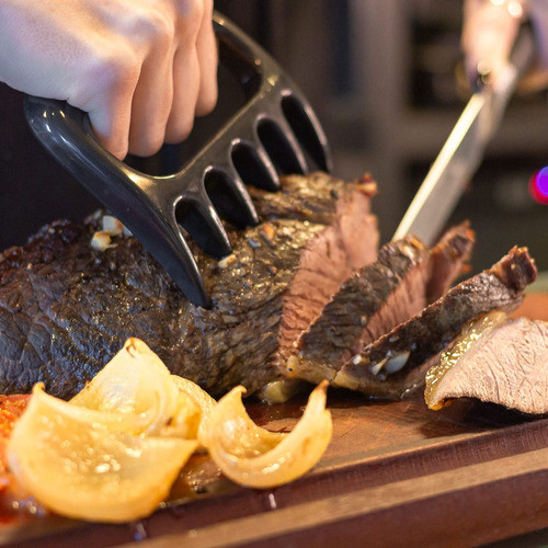 Faca Artesanal Madeira King Churrasco Churrasco Carne Natal 1