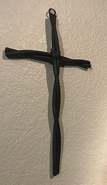 Gerson 16 Pulgadas De Alto Trenzado De Metal Cruzado Cruz De 1