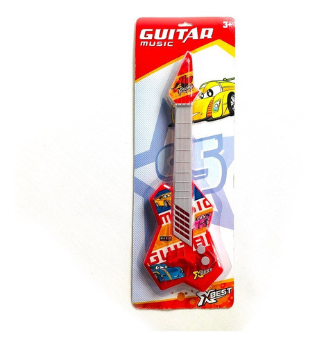 Guitarra Eléctrica Rock Juguete Musical Niños Importada 0
