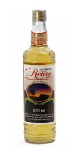 Cachaça Retiro Premium (670ml) Artesanal - Mega Oferta 0