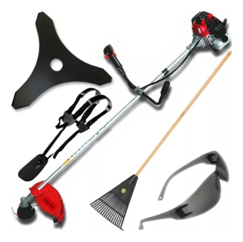 Desmalezadora Y Bordeadora A Nafta 52cc + Obsequios Oferta!! 0