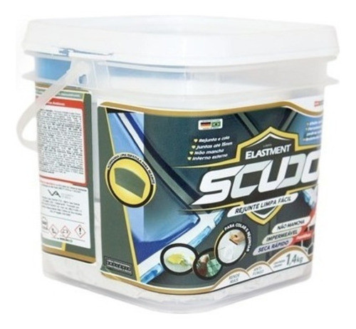 Rejunte Scudo Flexível Impermeável Limpa Fácil 1,4kg 1