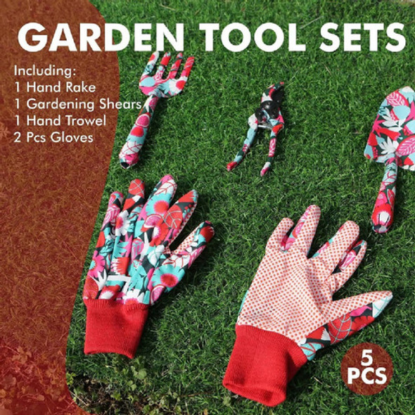 Juego Jardinería 5 Piezas Flores- Grin Wall 1