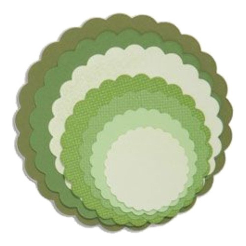 Cortante-troquel Framelits Sizzix - Circles, Scallop 657552 0