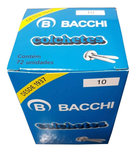 Colchetes De Aço Nº 10 Para Até 210 Folhas Caixa 72 Unidades 1