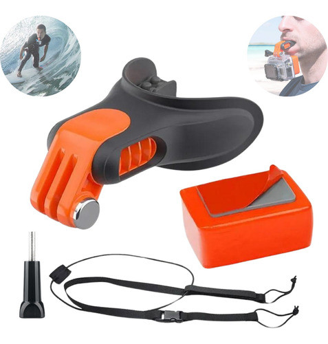 Suporte De Boca Surf Bastão Retrátil Gopro Acessórios Go Pro 1