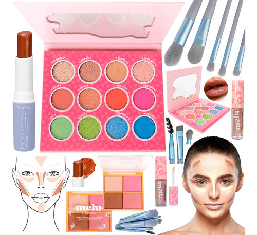 Set De Maquillaje Original Melu By Ruby Rose 0