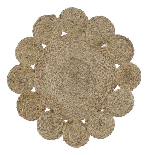 Individual Flor White Wash Yute D.40cm  India 0