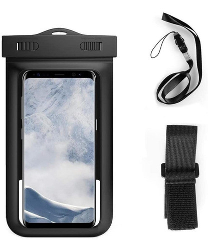 Funda Impermeable Universal Para Tel Fono Con Correa Y 0