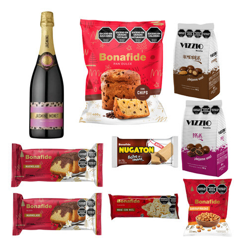 Caja Canasta Navideña Box 5 Bonafide Jasmine Monet Pink 1