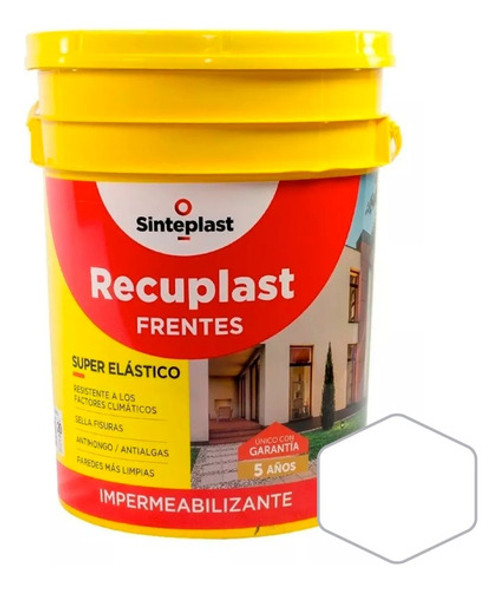 Recuplast Frentes Imperm | Blanco | 20lt 0