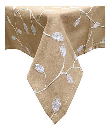Topmodehome Color Brillante Bordado Mantel Rectangular Elega 0