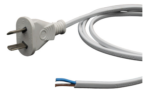 Cable Monoblock 2 X 0.50mm 1,5m Iram 2063 Blanco 0