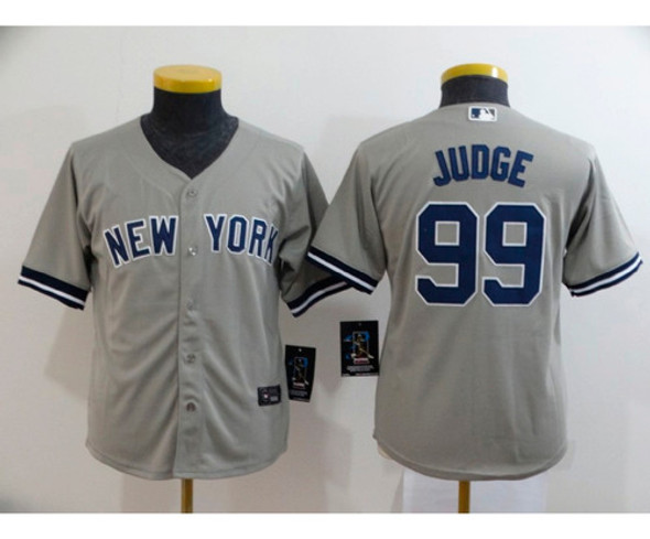 Camiseta Casaca Baseball Mlb Gris Ny Judge 99 - S 1 Camiseta Casaca Baseball Mlb Gris Ny Judge 99 - S 1