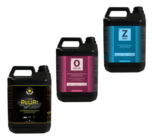 Gsx Kit Limpeza De Estofados Easytech Pluri + Zbac+ Oxy2 5 L 0