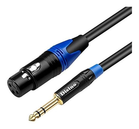 Disino Xlr Hembra A 1/4 De Pulgada 6,35 Mm Trs Cable Jack Es 0