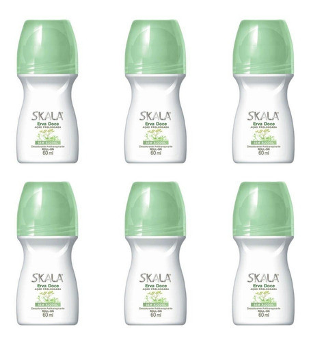 Skala Erva Doce Desodorante Rollon 60ml (kit C/06) 0