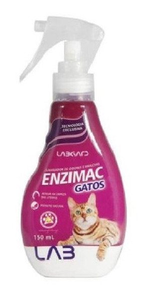 EnziMac Gatos Eliminador De Odores E Manchas 150 Ml 0