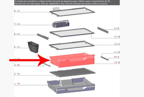 Gaveta Hortinatura Geladeira Dm84x Dm86x Electrolux Horti 1
