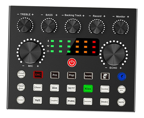 D Bm800 Placa De Som Modificador De Voz Com Efeitos Para 0