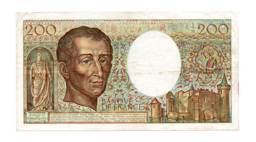 Francia Billete 200 Francos Año 1985 P#155a Alto Valor! 1