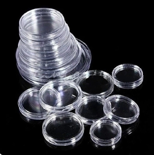 Capsulas Para Monedas Acrilicas  22 A 40 Mm Nuevas Palermo 1