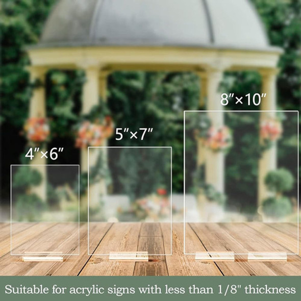 20 Pcs Soportes Para Números De Mesa Soporte Para Letreros A 1